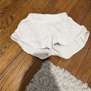 lululemon athletica White Layered Running Shorts